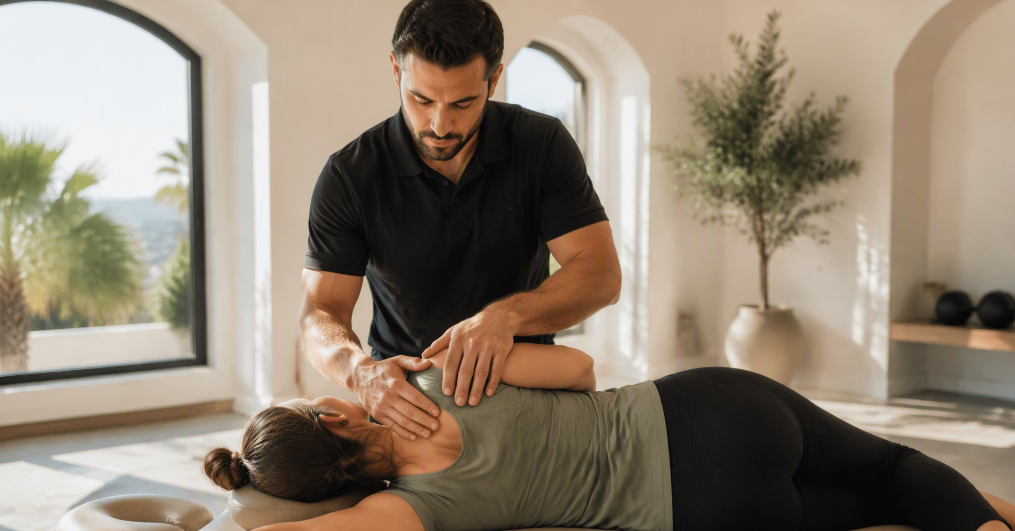 Physiotherapy session