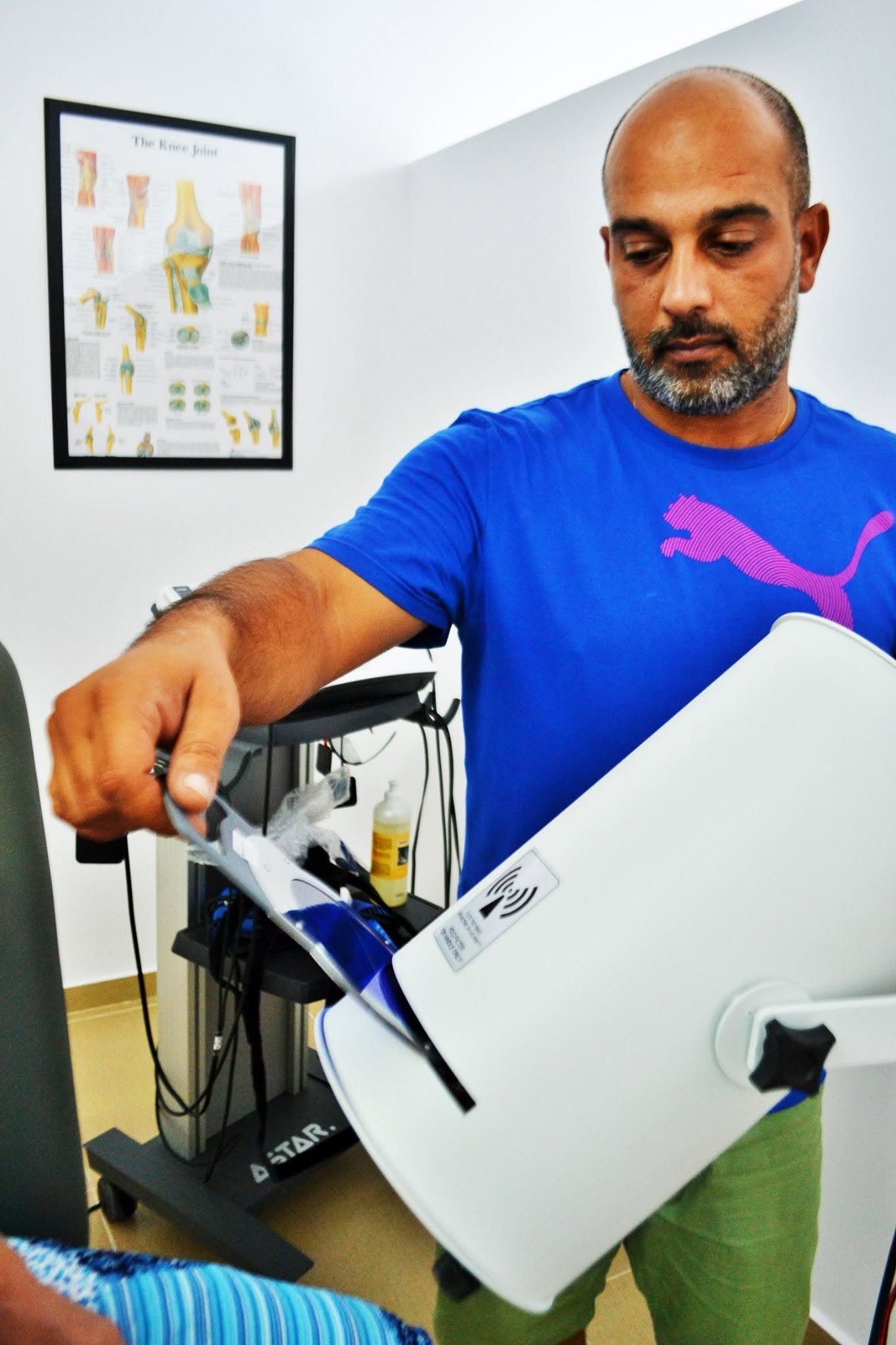 Treatment with modern equipment